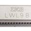 Used IKO LWL9B Linear Ball Bearing Carriage Slides 30mm x 20mm x 8mm, 4x M3