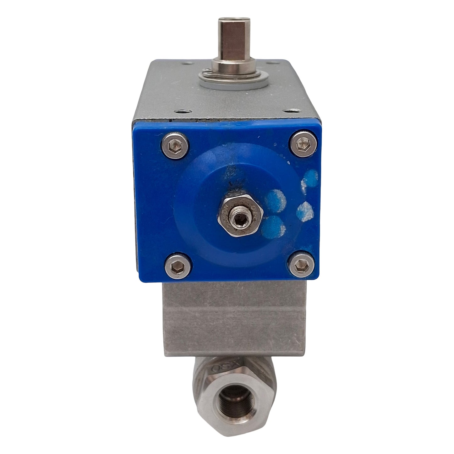 Used UCI PD-S2S-2 Pneumatic Ball Valve Actuator, Double Acting, 80-120PSI, 1/4in NPT