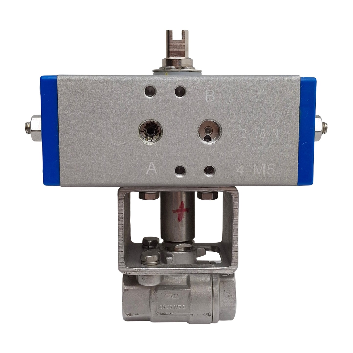 Used UCI PD-S2S-2 Pneumatic Ball Valve Actuator, Double Acting, 80-120PSI, 1/4in NPT