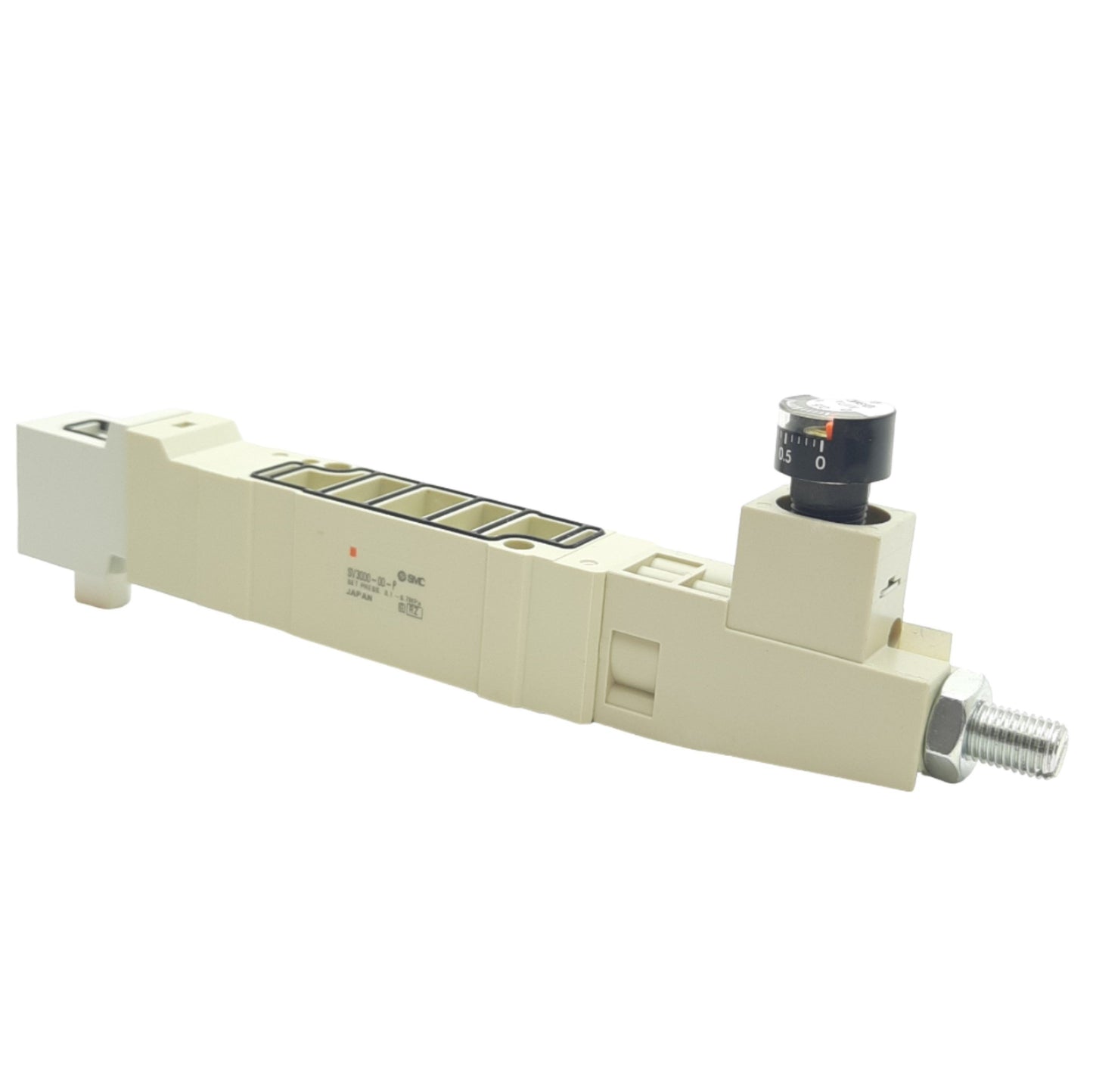 Used SMC SV3000-00-P Solenoid Valve Manifold Interface, Set Pressure 0.1-0.7MPa