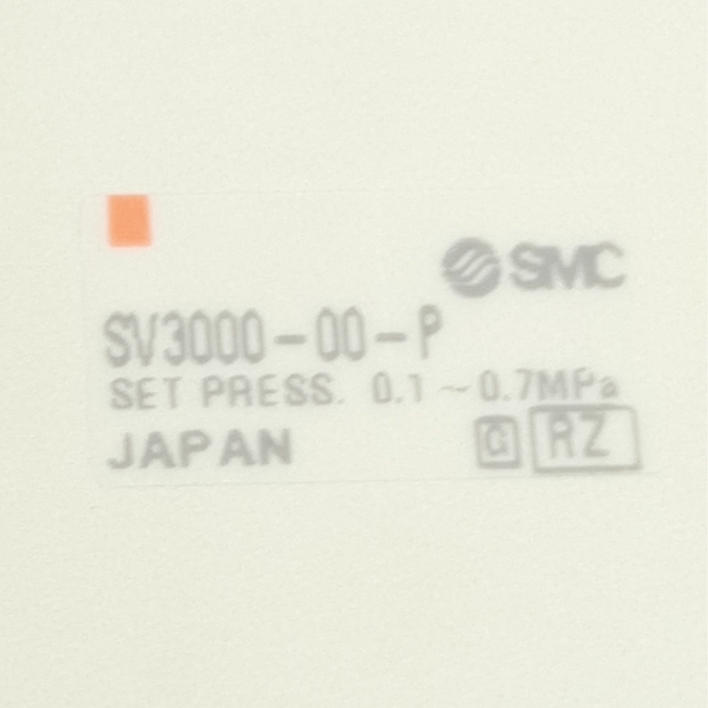 Used SMC SV3000-00-P Solenoid Valve Manifold Interface, Set Pressure 0.1-0.7MPa