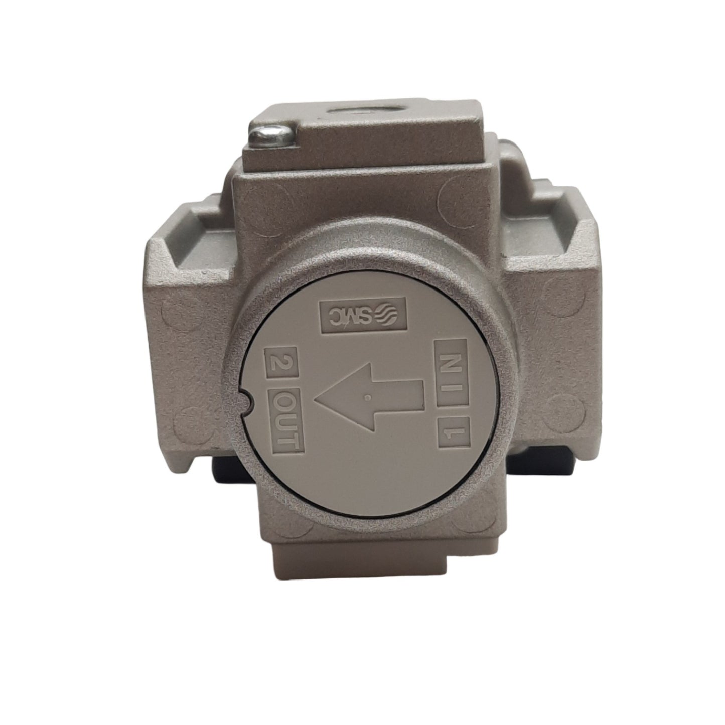 Used SMC AR25-N02-Z AR Mass Pro Regulator, 1/4in NPT, 7-125 PSI Set Range, 800L/Min