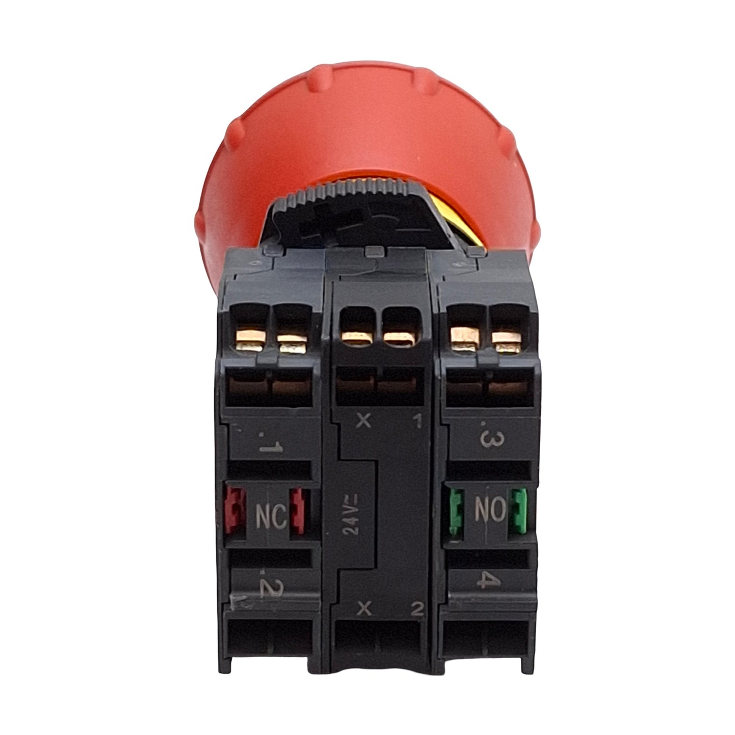 Used Allen Bradley 800FP-LMT44 Illuminated E-Stop Pushbutton ø40mm 1NO+1NC 300V 10A