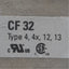 Used Roxtec CF 32 Enclosure Cable/Wire Entry Seal Frame, 230x130x60mm, M8x55 Screw