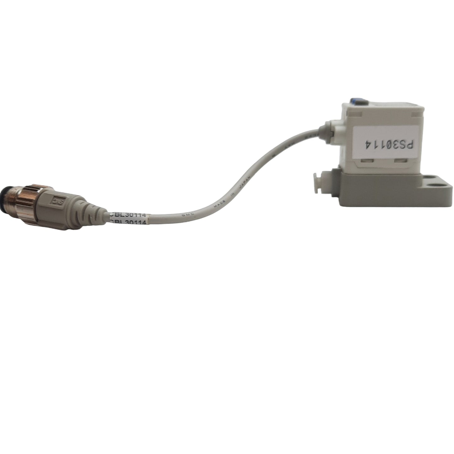 Used SMC ISE40A-C4-Y-P-X531 Pressure Switch, -14.5 to 145Psi, ø6mm, 24VDC, 2-PNP