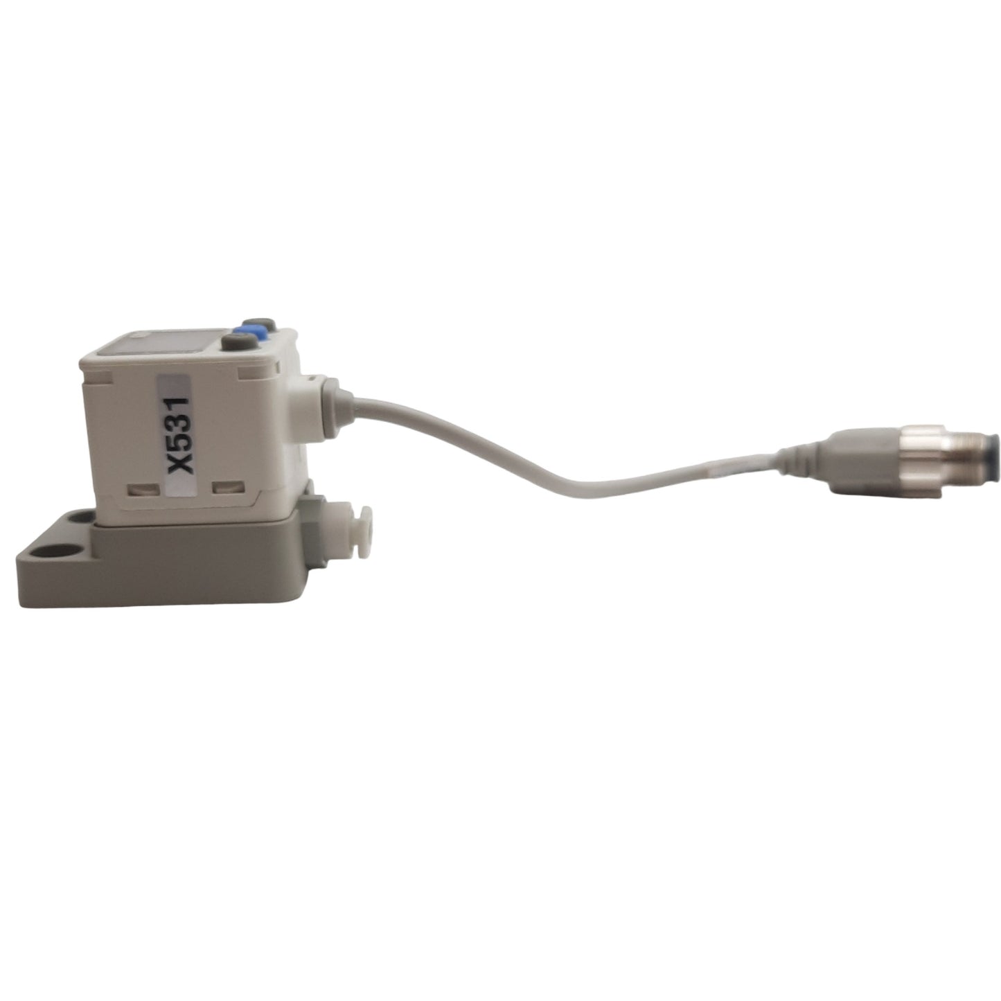 Used SMC ISE40A-C4-Y-P-X531 Pressure Switch, -14.5 to 145Psi, ø6mm, 24VDC, 2-PNP