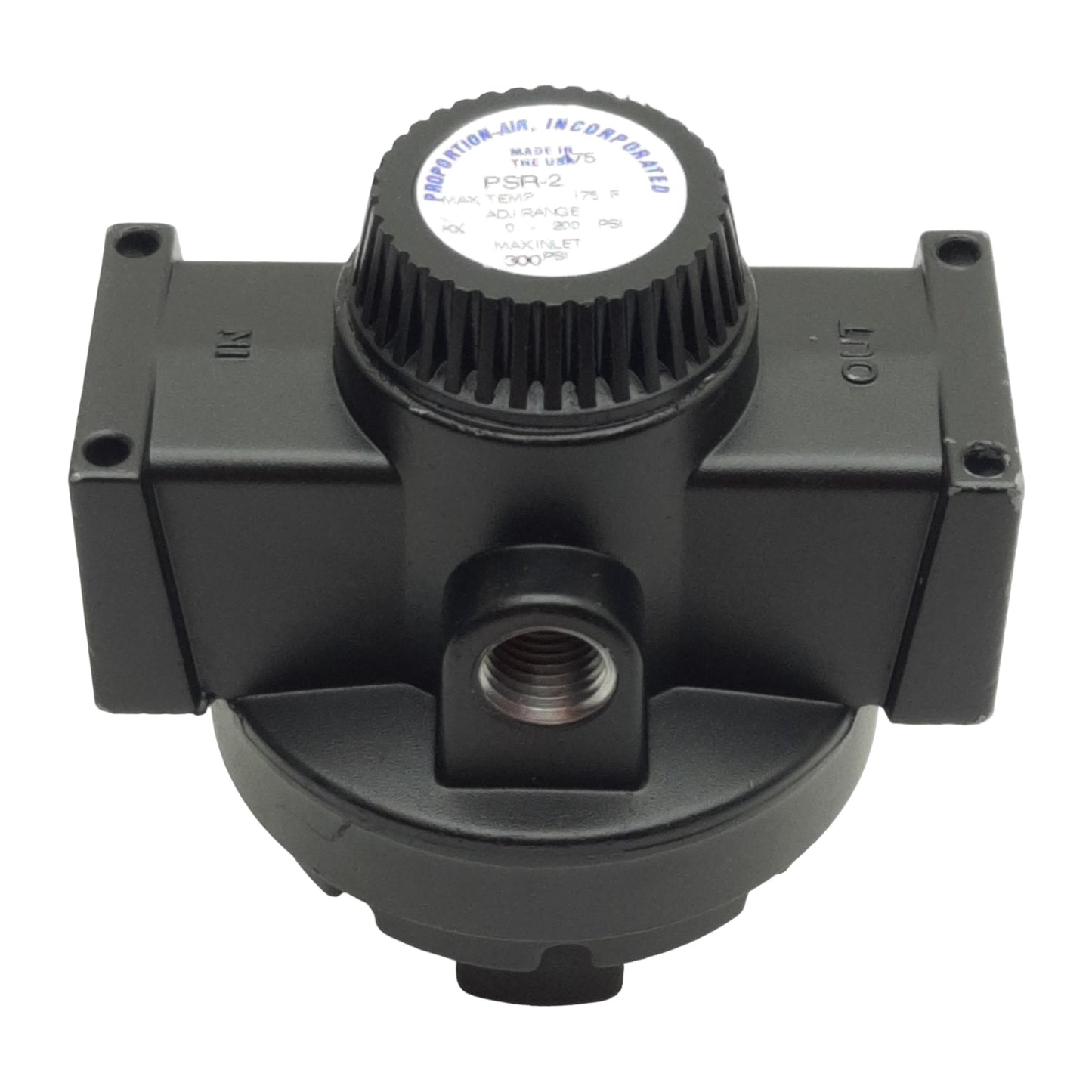 Used Proportion-Air PSR-2 Pneumatic Control Valve, 0-200psi, 40µm, 19SCFM, 1/4in NPT