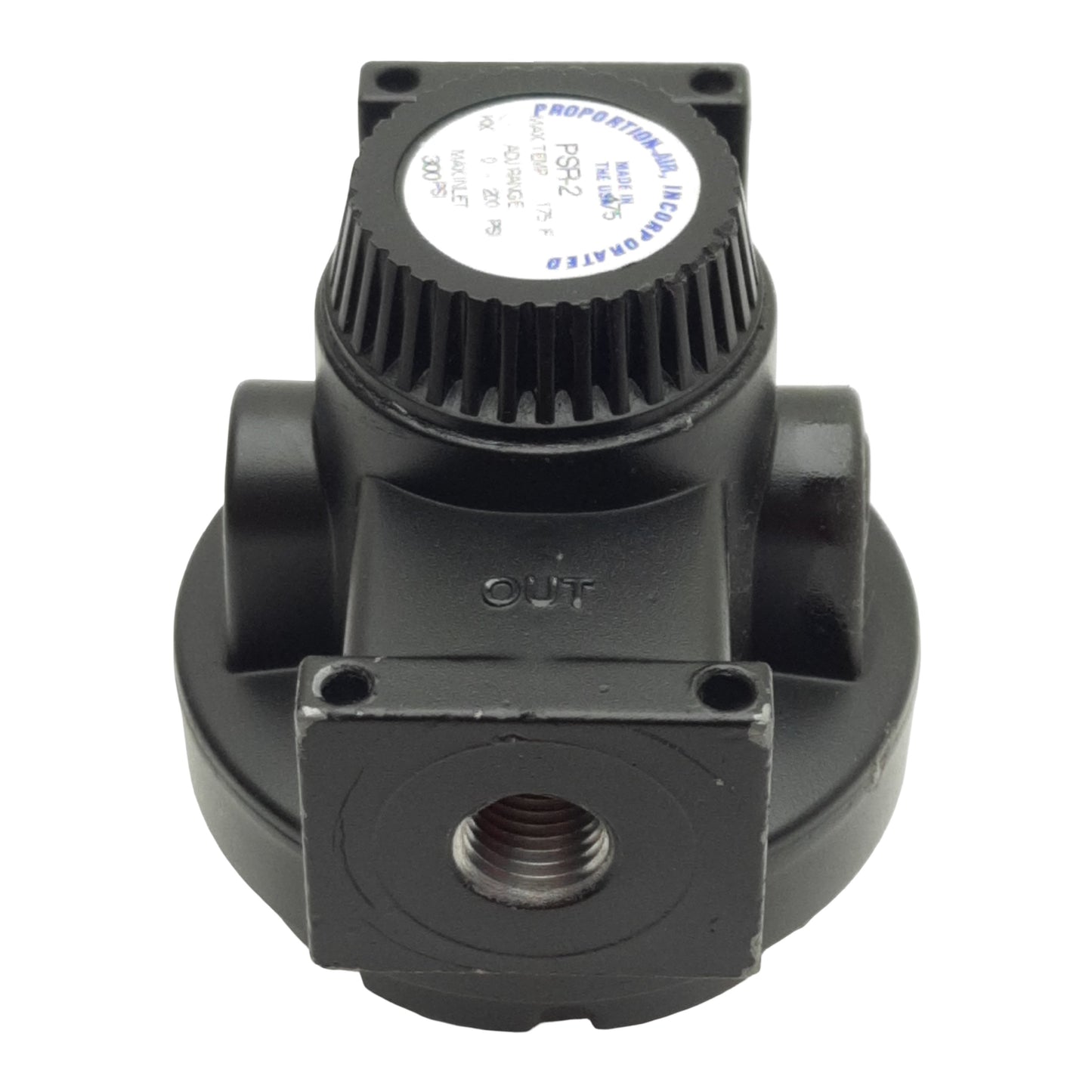 Used Proportion-Air PSR-2 Pneumatic Control Valve, 0-200psi, 40µm, 19SCFM, 1/4in NPT