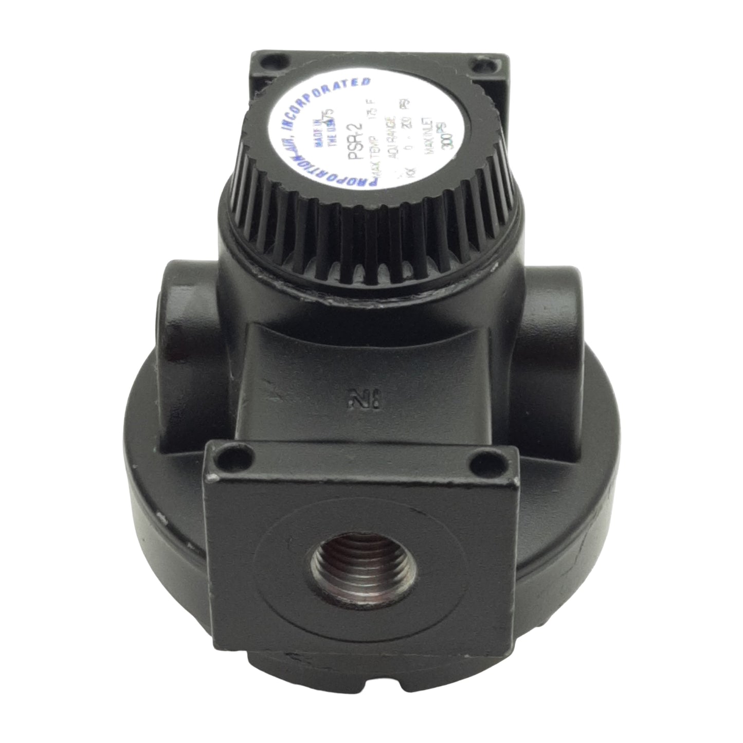 Used Proportion-Air PSR-2 Pneumatic Control Valve, 0-200psi, 40µm, 19SCFM, 1/4in NPT