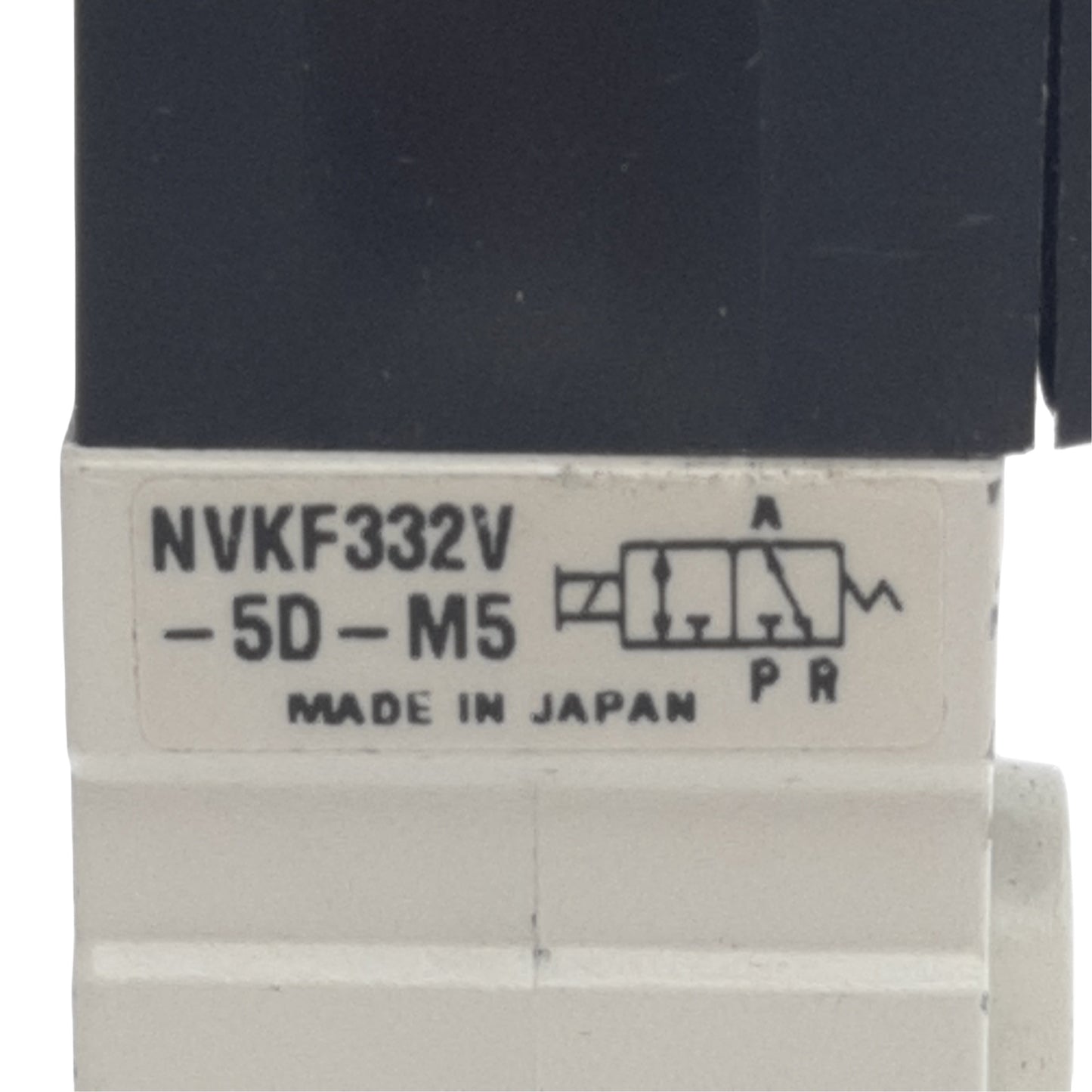 Used SMC NVKF332-5D-M5 Solenoid Valve, 0-0.7MPa, M5 Port, DIN Connector, Coil 24VDC