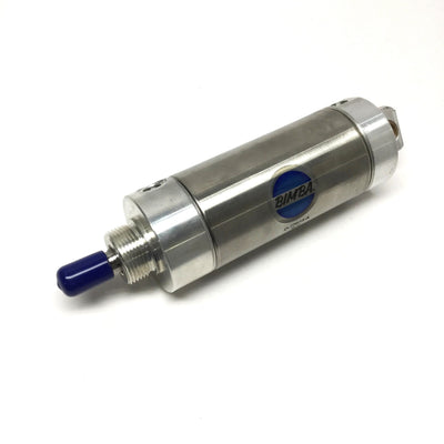 New – Open box Bimba D-77673-A Pneumatic Cylinder Ø2.5" Bore, 3" Stroke, G 1/4 Ports, 250psi