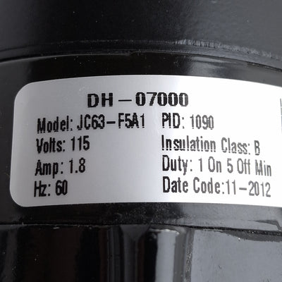 Used Bucher DH-07000 Dyna-Lift Motor For Height Adjustable Desk, 1000lb, 115VAC