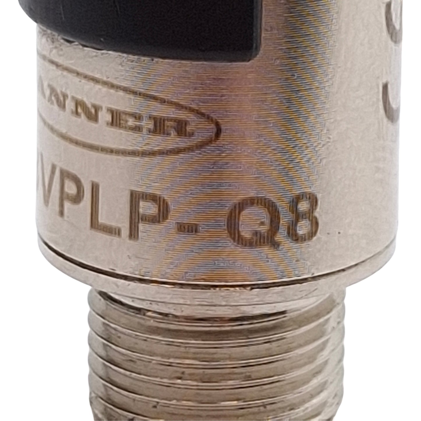 Used Banner M18-3VPLP-Q8 Photoelectric Sensor, PNP, 6m Range, M12 4-Pin, 10-30VDC