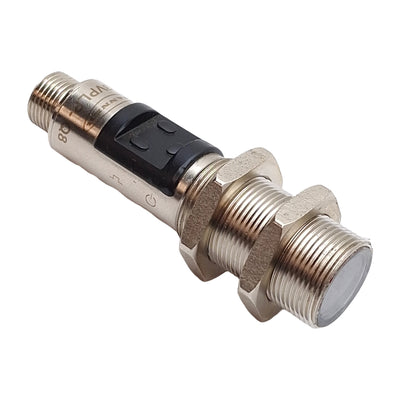 Used Banner M18-3VPLP-Q8 Photoelectric Sensor, PNP, 6m Range, M12 4-Pin, 10-30VDC