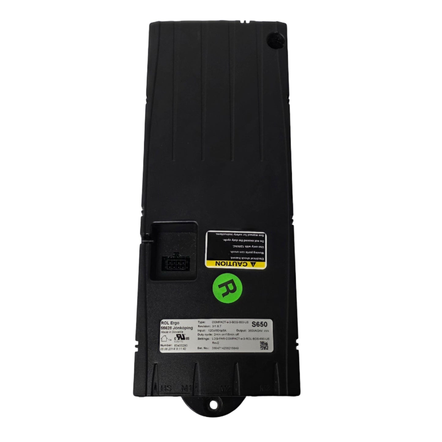 Used ROL Ergo COMPACT-e-3-BOS-650-US Control Unit For Adjustable Height Desk 120VAC