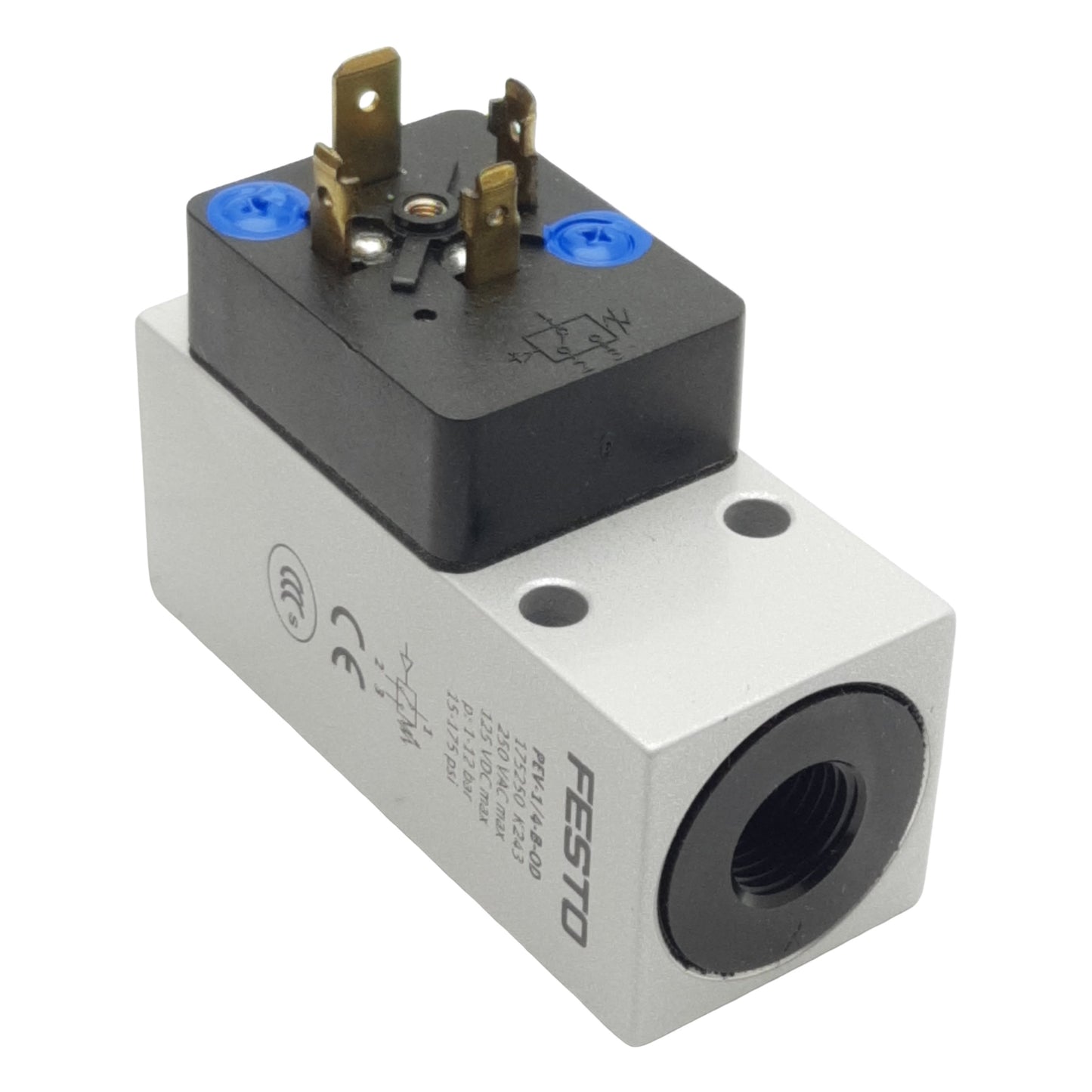 New Festo PEV-1/4-B-0D Pressure Switch, 1-12bar, 5000mA 125VDC/250VAC, G1/4, Type A