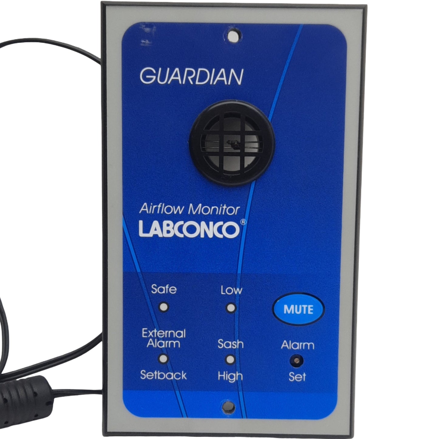 Used Labconco 9413300 Guardian Airflow Monitor, 115 VAC, 30-250 fpm Alarm Range