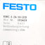 New Festo KMC-1-24-10-LED Connecting Cable, Socket-Type A to Leads, M3, 24VDC, 10m