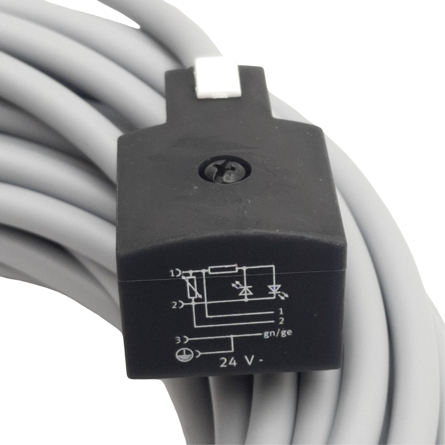 New Festo KMC-1-24-10-LED Connecting Cable, Socket-Type A to Leads, M3, 24VDC, 10m