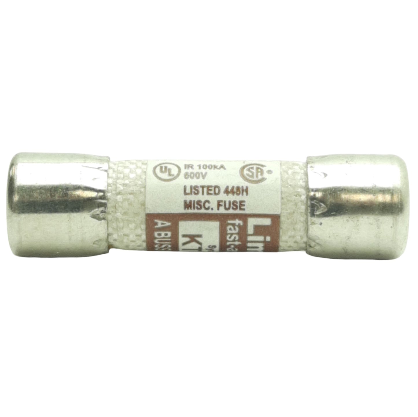 New Lot of 10 Bussmann KTK-1-1/2 Fast Acting Fuse, 1 1/2A, 600VAC, 0.41in x 1.5in