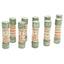 Used Lot of 10 Ferraz Shawmut A60Q40-2 Semiconductor Fuse,600VAC/DC, 13/32 x 1-1/2in