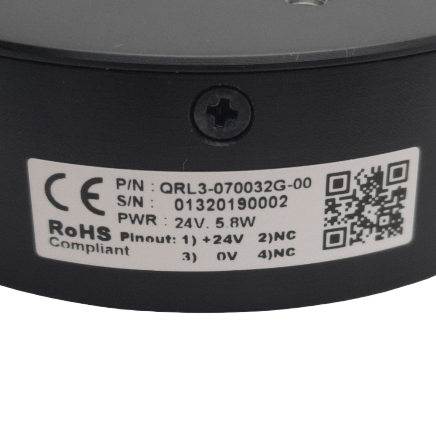 New CCS QRL3-070032G-00 Machine Vision Green LED Ring Light 32mm ID 70mm OD 24VDC