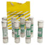 New Lot of 8 Bussmann SC-30 Time Delay Fuse, 30A, 480VAC, 300VDC, 0.41in x 1.62in