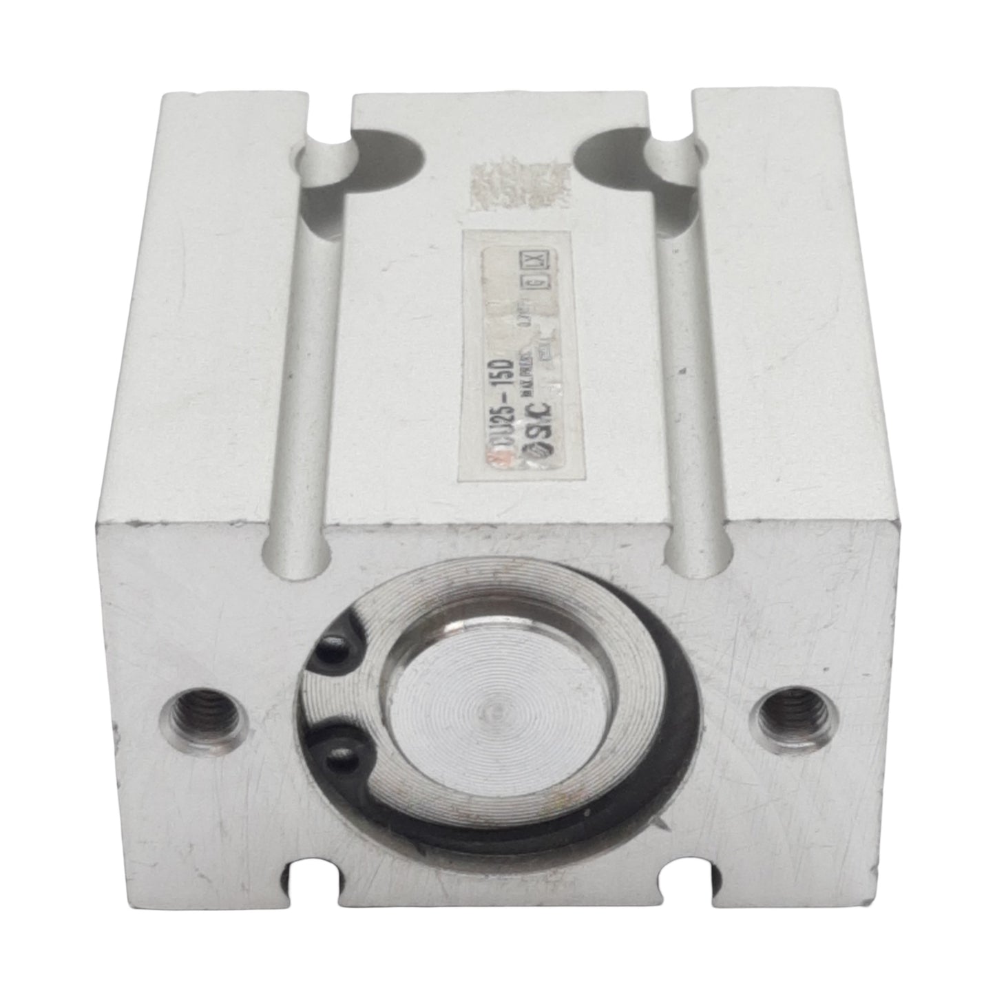Used SMC CU25-15D Compact Cylinder, ø25mm Bore, 15mm Stroke, 0.7MPa, M5 Ports