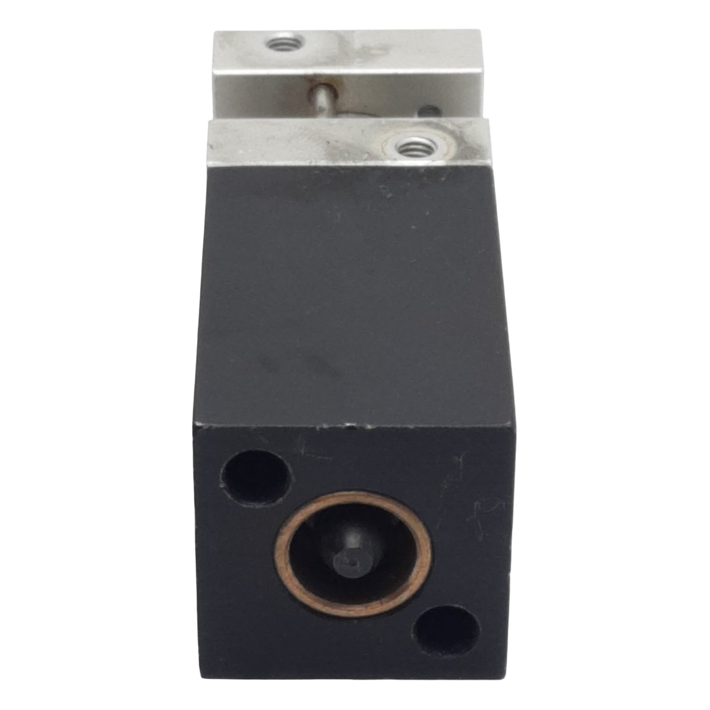 Used Bimba FS-040.5 Pneumatic Flat-1 Cylinder ø3/4" Bore, 1/2" Stroke, #10-32, 200psi