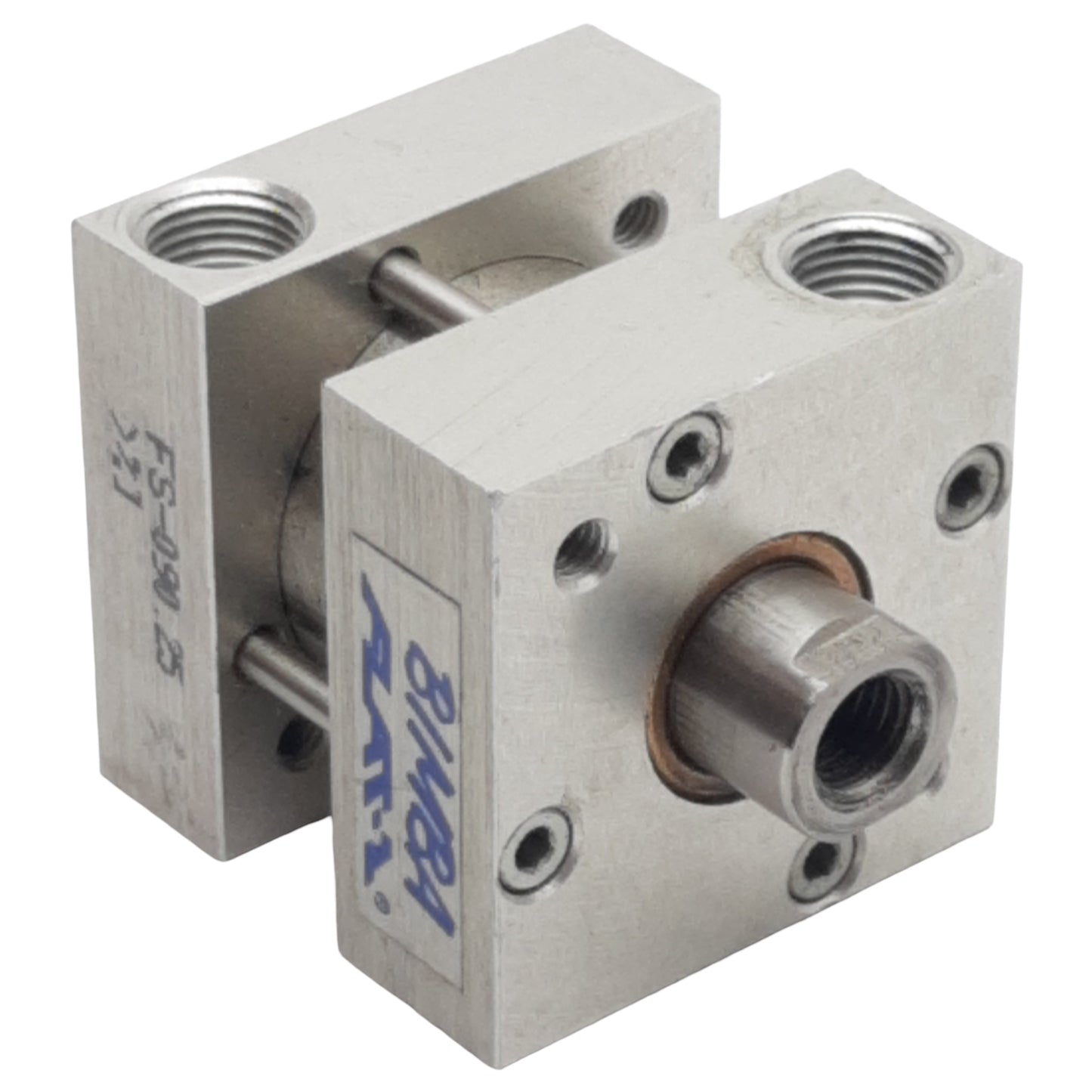 Used Bimba FS-090.25 Pneumatic Flat-1 Cylinder ø1-1/16in Bore 1/4in Stroke, 1/8in NPT