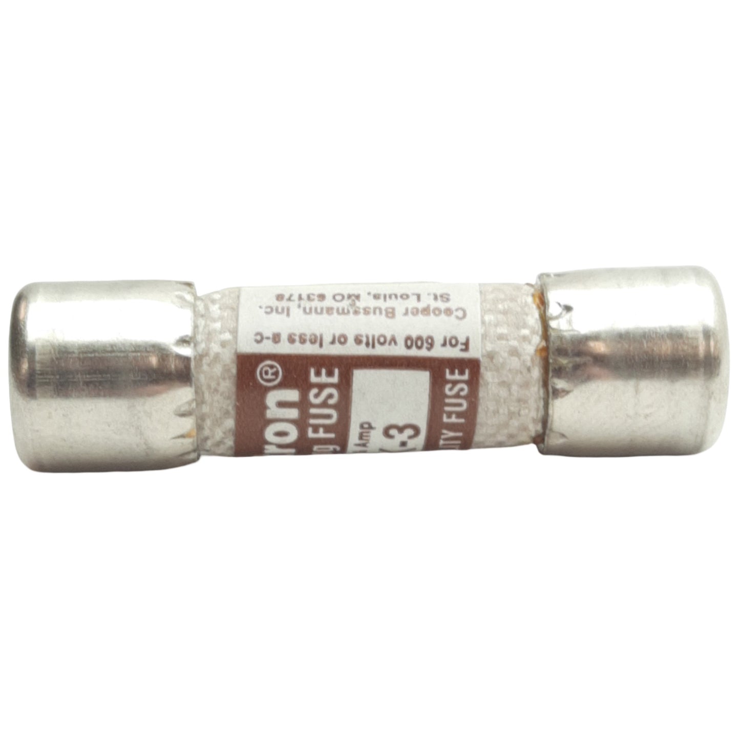 New Lot of 10 Bussmann KTK-3 Fast Acting Fuse, 3 Amps, 600VAC, 0.41in x 1.5in