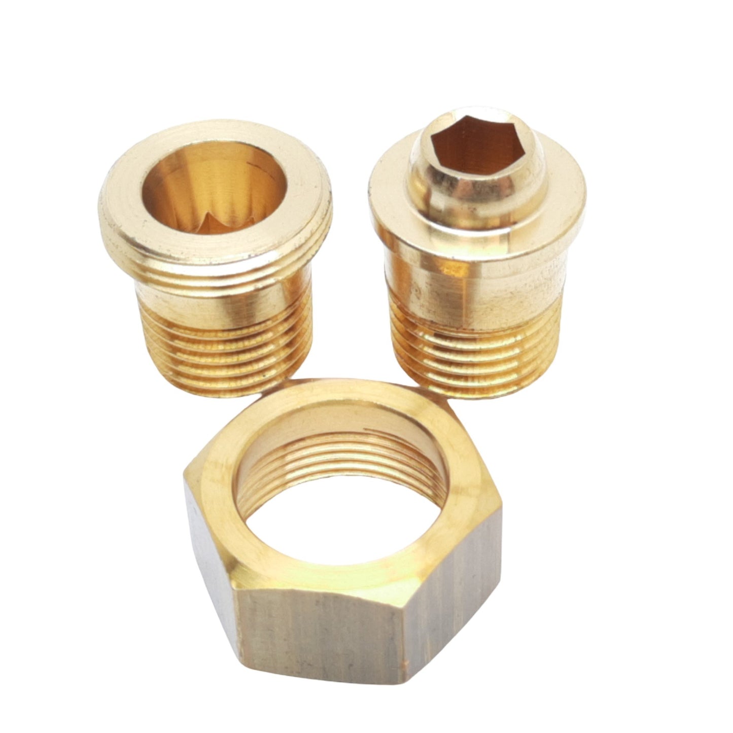 New Lot of 2 Festo ESK-1/4-1/4 Adjustable Straight Double Nipple 151521, R1/4"