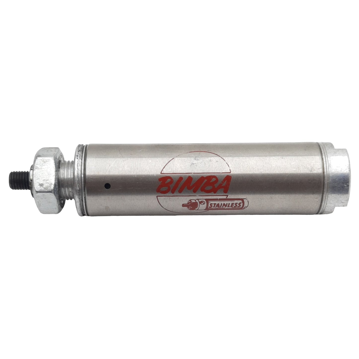 Used Bimba 091.5 Pneumatic Cylinder, ø1-1/16in Bore, 0.5in Stroke, 1/8in NPT, 250psi