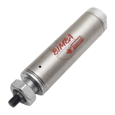 Used Bimba 091.5 Pneumatic Cylinder, ø1-1/16in Bore, 0.5in Stroke, 1/8in NPT, 250psi