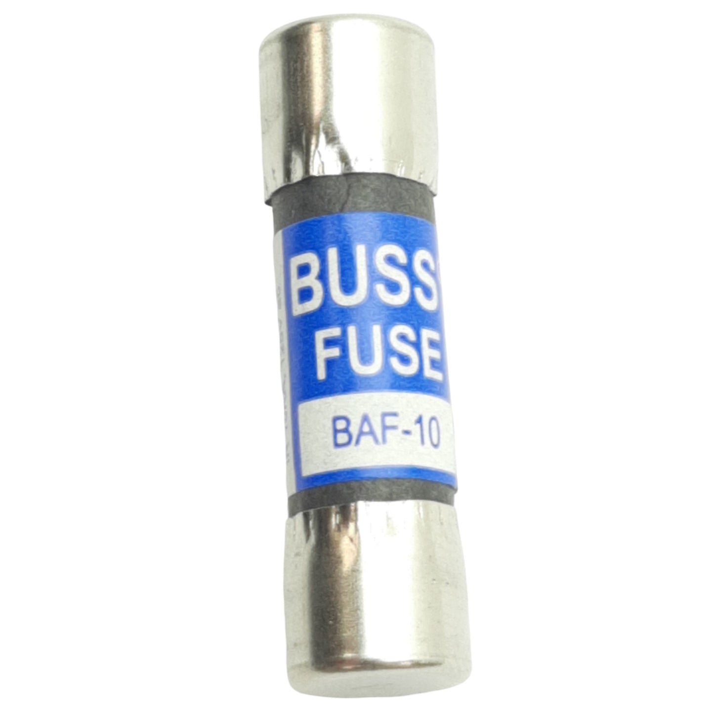 New Lot of 10 Bussmann BAF-10 Fast Acting Fuse, 10A, 250VAC, 13/32in x 1-1/2in