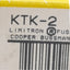 New Lot of 10 Bussmann KTK-2 Fast Acting Fuse, 2 Amp, 600VAC, 0.41in x 1.5in