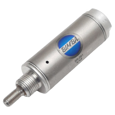 Used Bimba SR-091 Pneumatic Cylinder, ø1-1/16in Bore, 1in Stroke, 1/8in NPT, 250psi