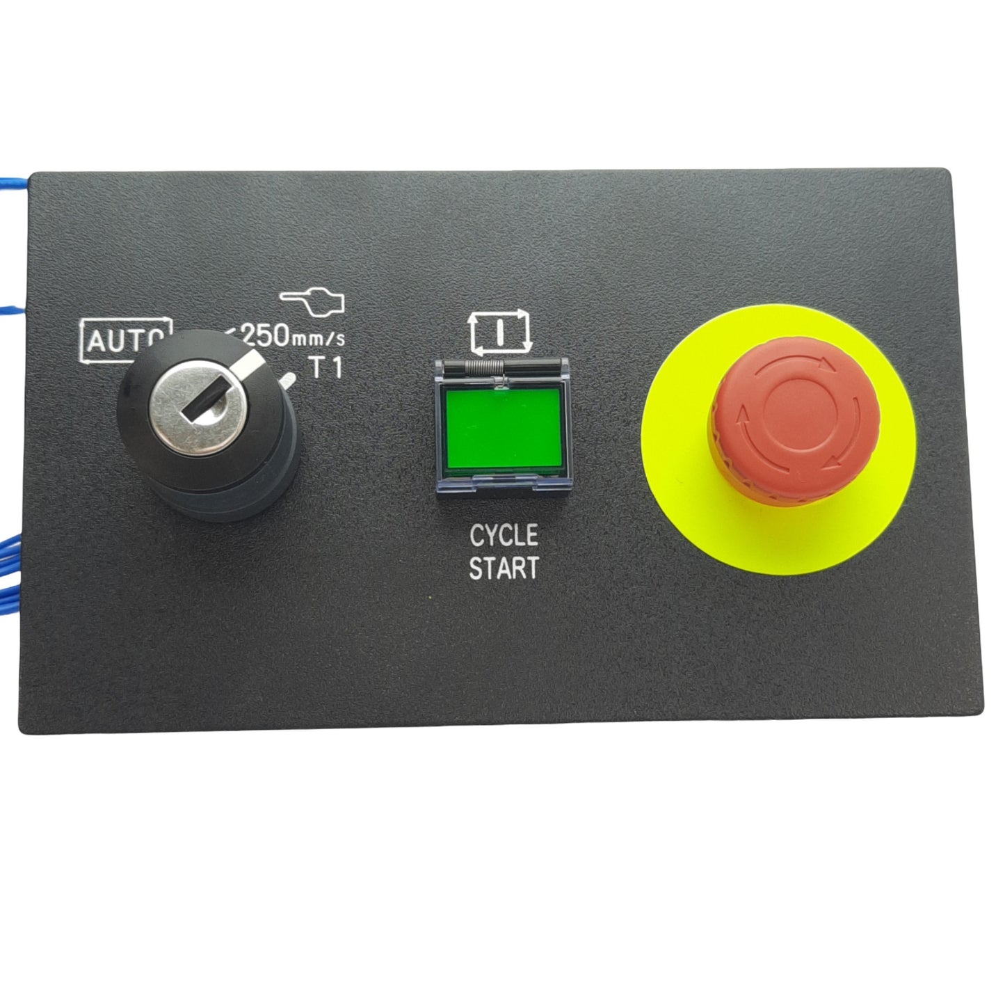 Used Fanuc A05B-2650-C003 Operator Panel, 2-Mod Key Switch, R-30iB Mate, Include Key