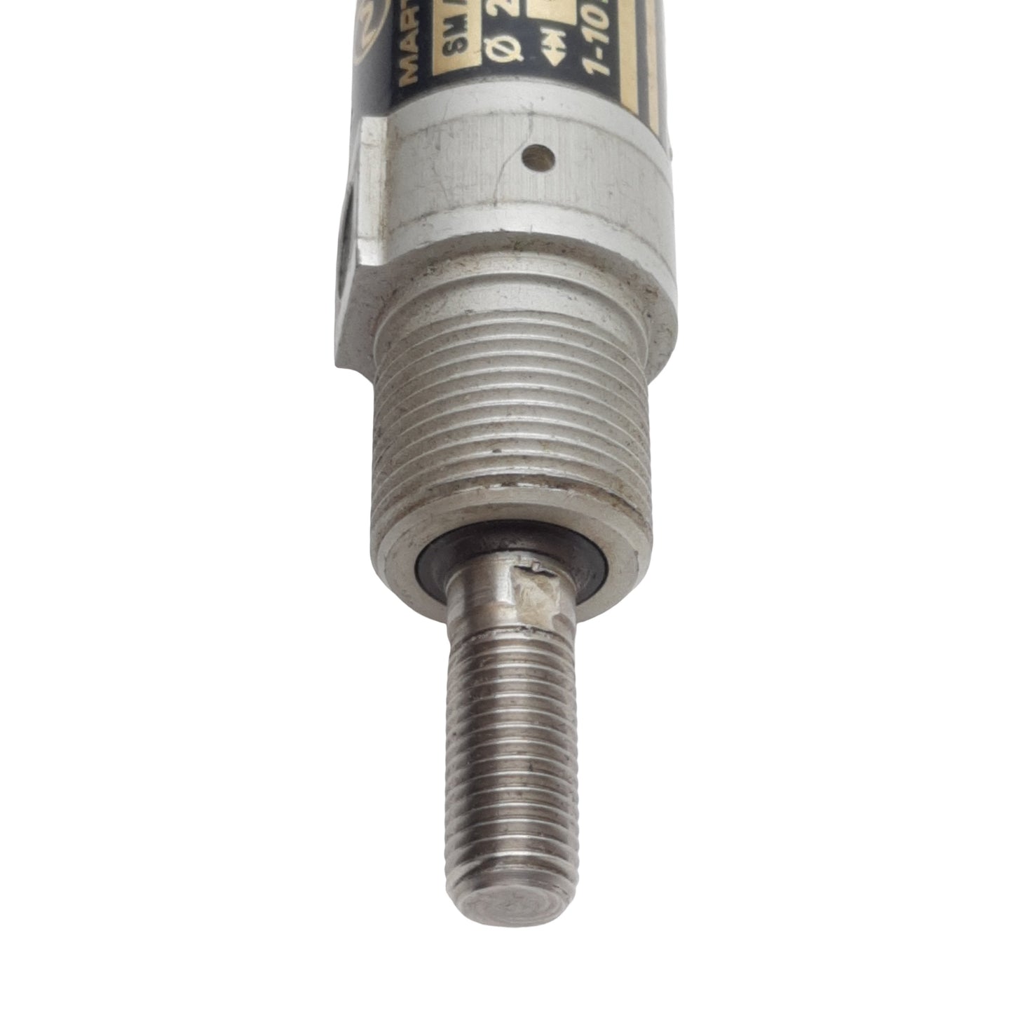 Used Martonair SM/8025 Pneumatic Cylinder, ø25mm Bore, 80mm Stroke, 1/8in NPT, 10bar