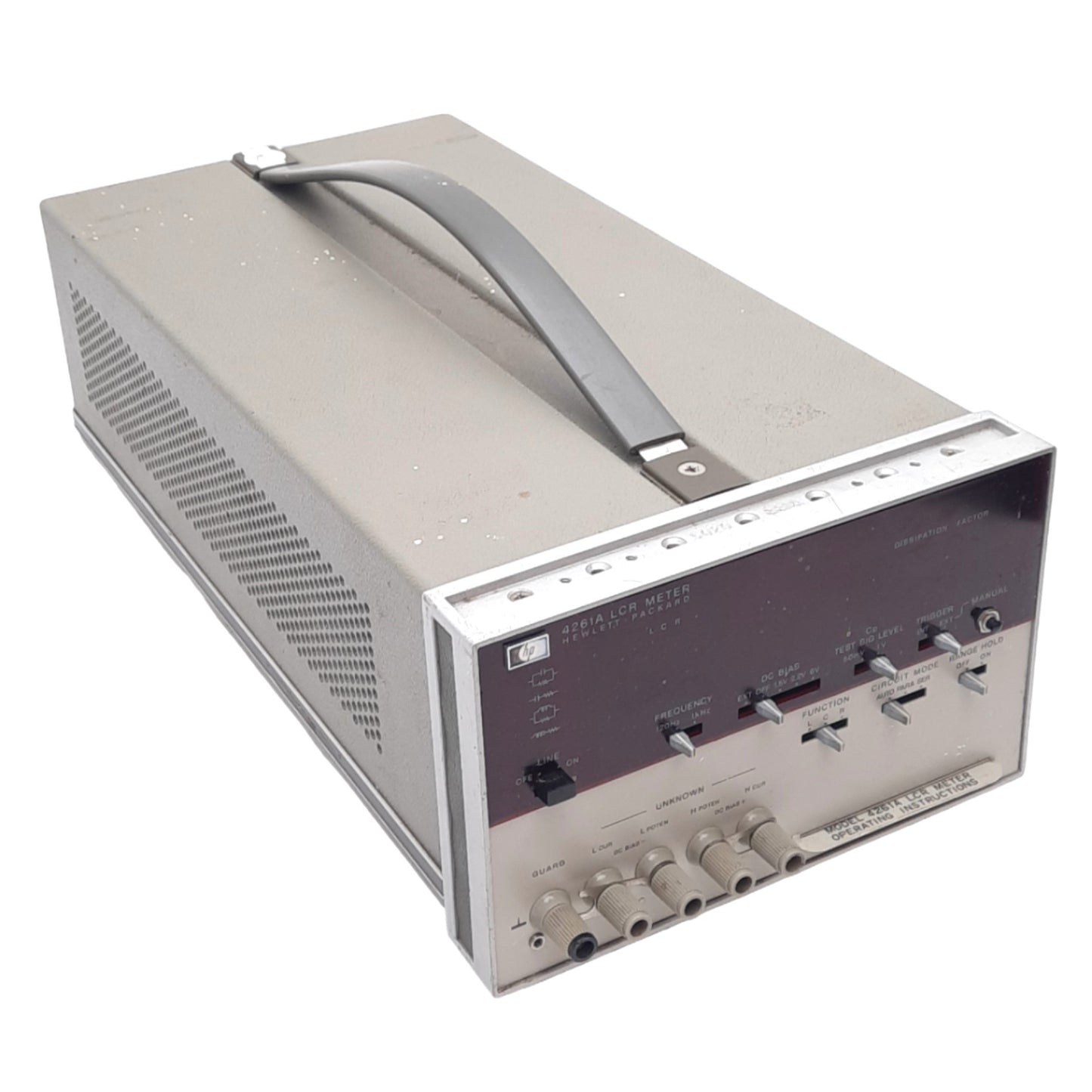 Used HP 4261A Digital LCR Meter, 3-1/2 Digit, 120Hz/1kHz, L-D/C-D/R, 40VA Max