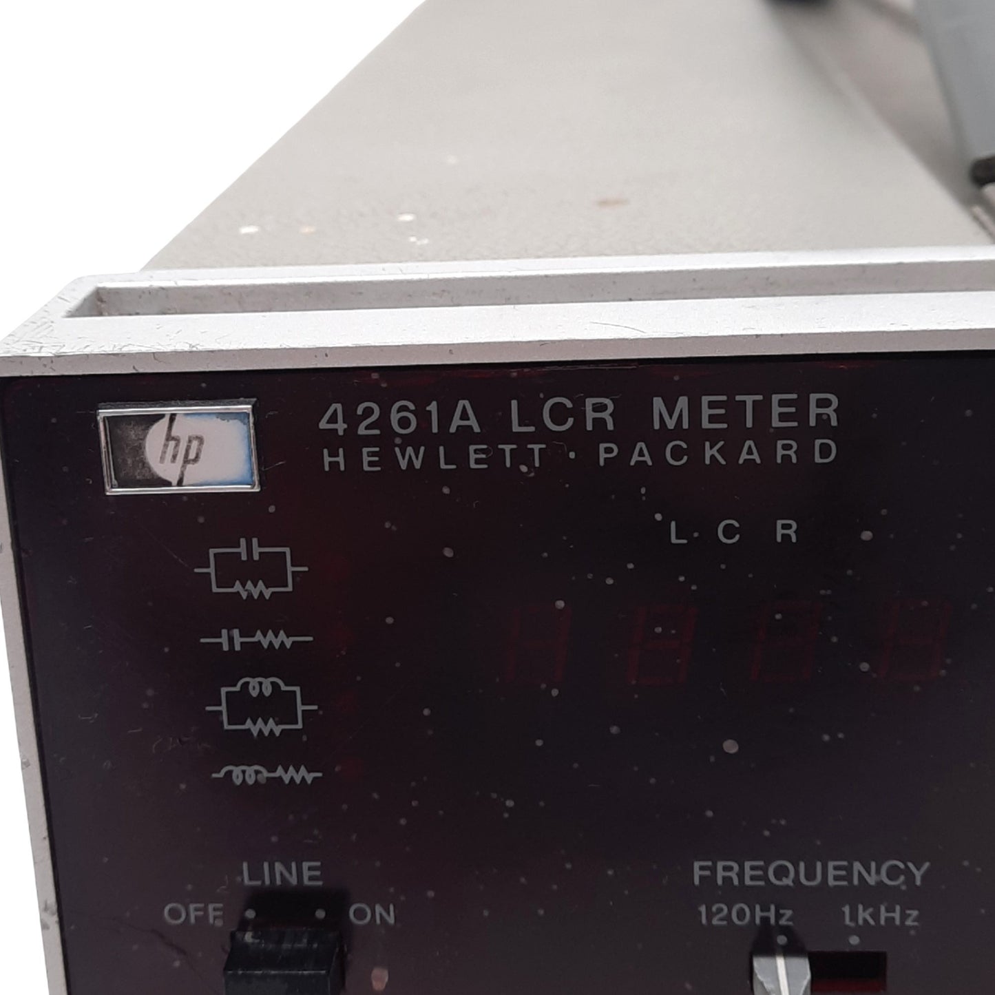 Used HP 4261A Digital LCR Meter, 3-1/2 Digit, 120Hz/1kHz, L-D/C-D/R, 40VA Max