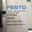 Used Festo DGPL-25-650-PPV-A-B-KF-SH Rodless Cylinder, ø25mm Bore, 650mm Stroke, G1/8