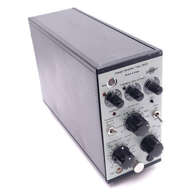 Used Bruel & Kjaer 2635 Charge Amplifier, 10^5pC Max In, 8VDC Max Out, 6-28VDC Supply