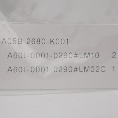 New Fanuc A05B-2680-K001 Spare Fuse Kit, for E-Stop Unit R30BM+, Includes 3 Fuses