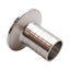 Used Stainless Steel Sanitary Fitting, 1in Tri-Clamp to 1in Barb, ø0.870in ID