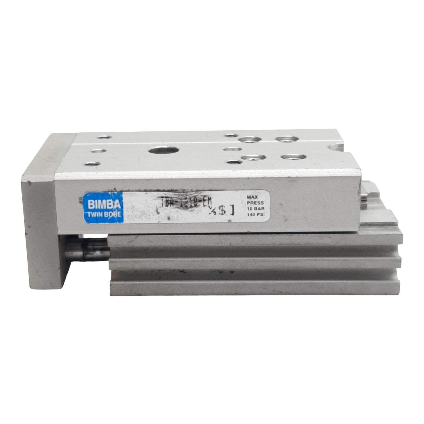 Used Bimba TBA-1210-EM Twin Bore Air Table, ø12mm Bore, 10mm Stroke, M5, 140psi