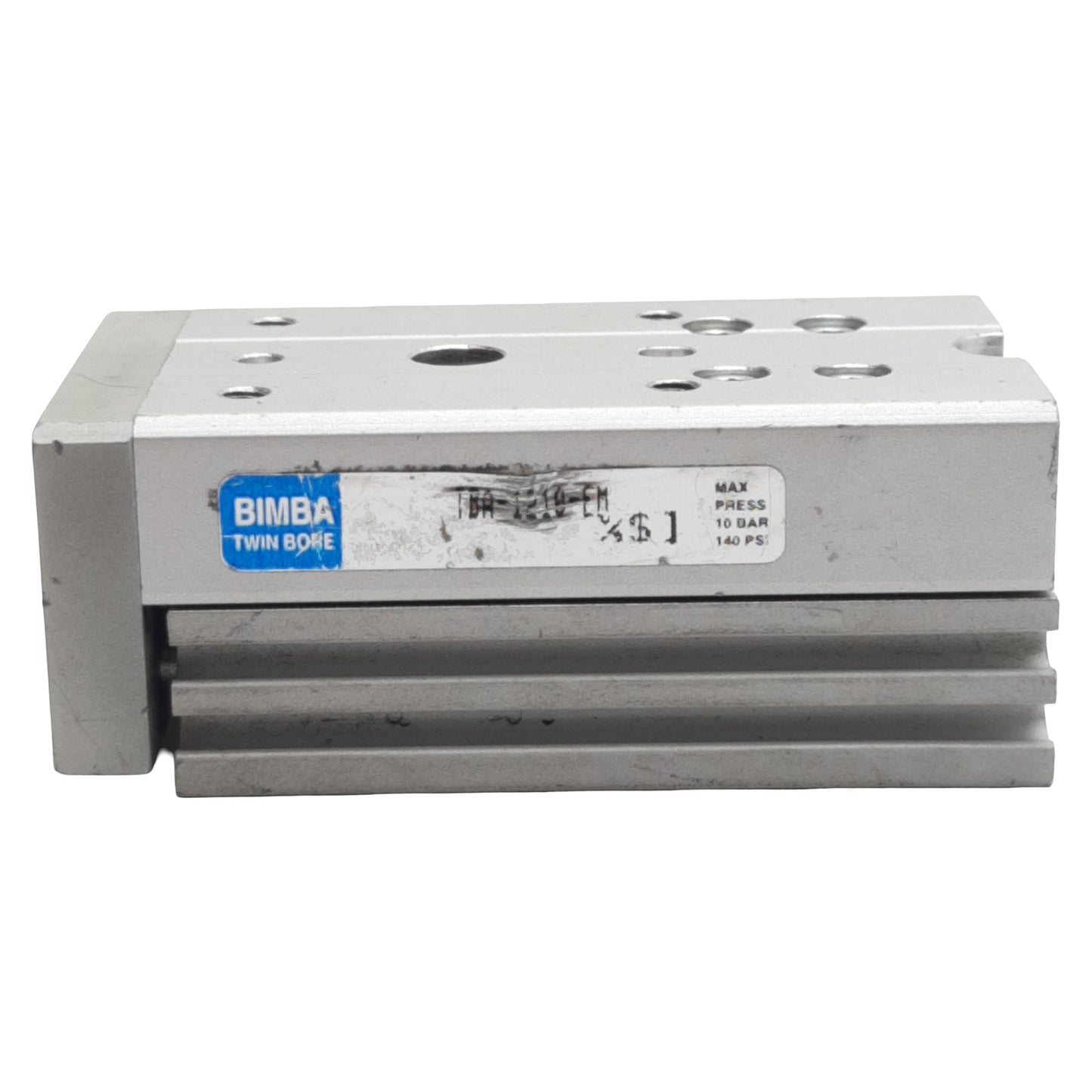 Used Bimba TBA-1210-EM Twin Bore Air Table, ø12mm Bore, 10mm Stroke, M5, 140psi