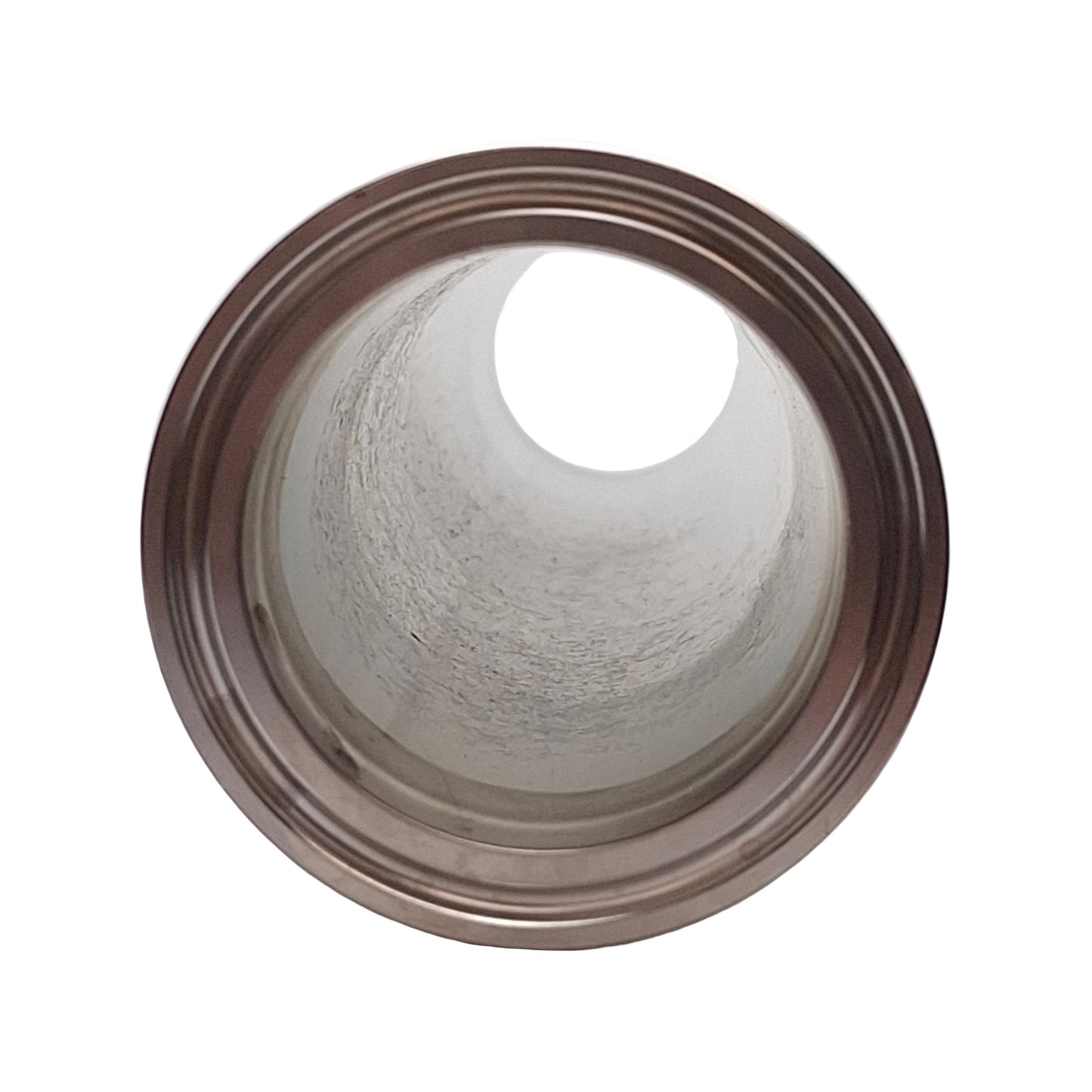 Used Stainless Steel Sanitary Pipe, ø2in OD, ø1.870in ID, 2in Tri-Clamp, 18in Long