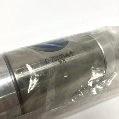 New Bimba D-70100-A-1 Pneumatic Cylinder Ø1-1/2" Bore, 1" Stroke, Rc 1/8" Ports