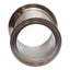 Used Stainless Steel Sanitary Adapter Fitting, 2in Tri-Clamp to 2.5in Tri-Clamp